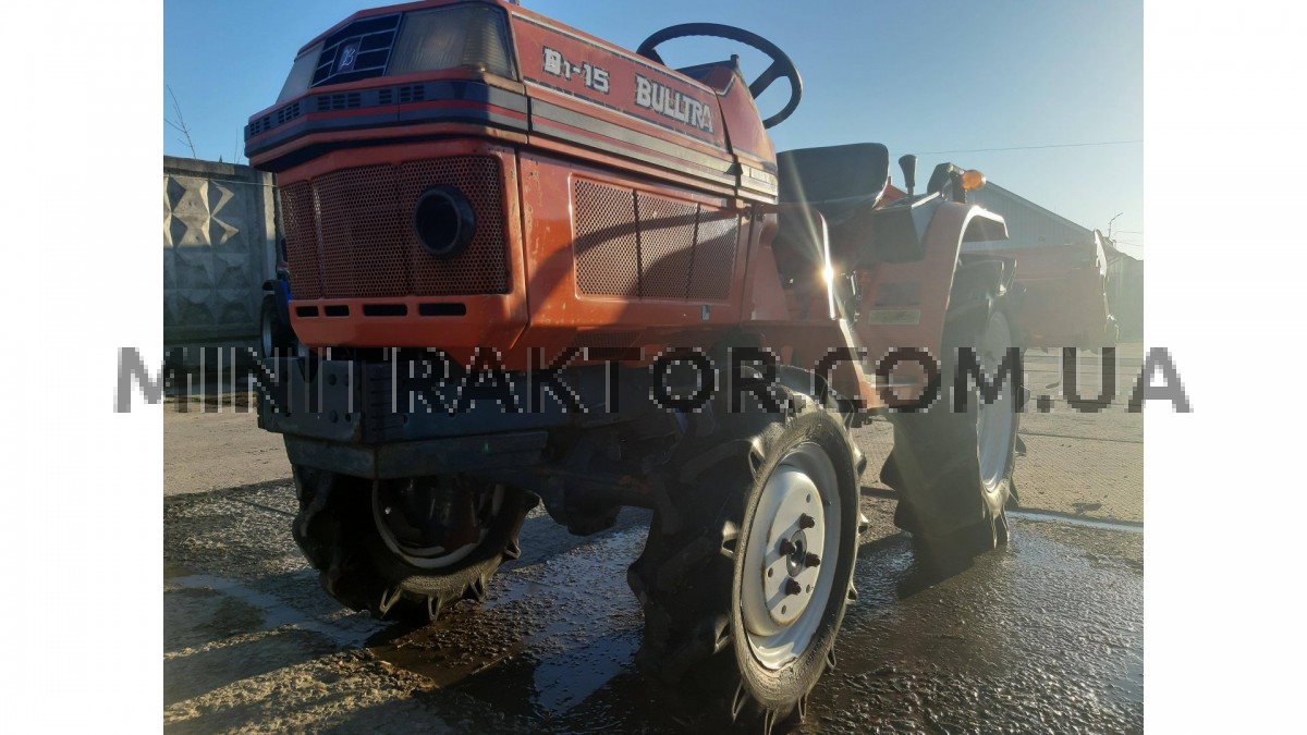 МІНІ-ТРАКТОР KUBOTA B1-15D з грунтофрезою Модельний рік 1988