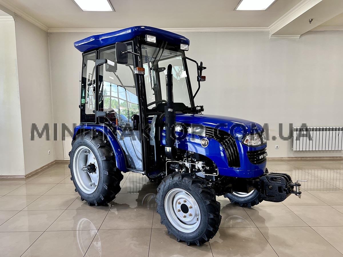 МІНІТРАКТОР FOTON-LOVOL ТЕ-244 З КАБІНОЮ. РЕВЕРС та ШИРОКІ КОЛЕСА