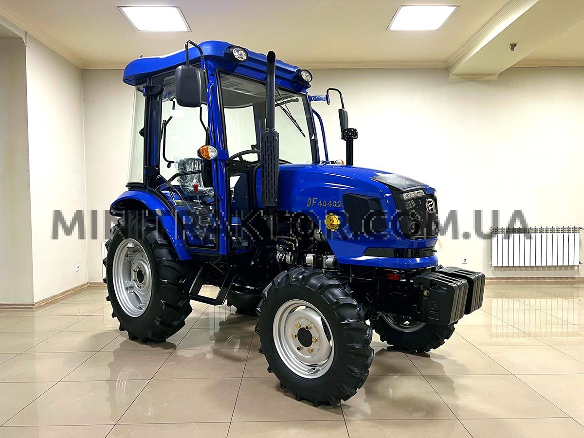 МІНІТРАКТОР DONGFENG - 404G2 кабіна (ПРИМУСОВА ГІДРАВЛІКА) 